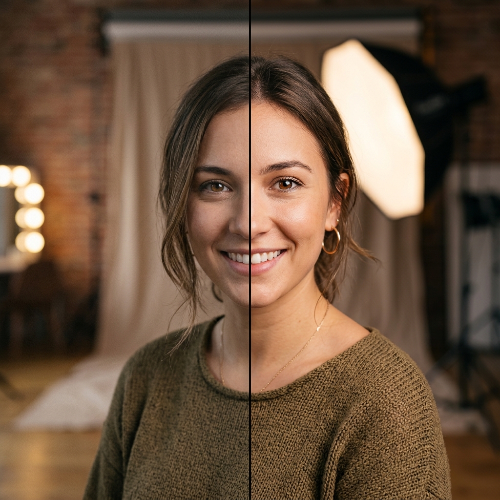 AI-enhanced photograph example
